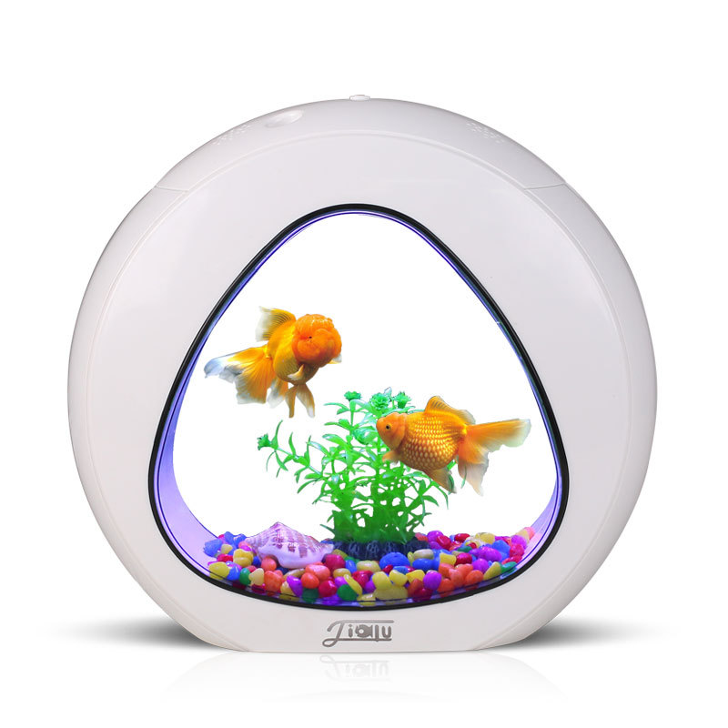 Aquarium Fish Delivery - ตู้ปลาตั้งโต๊ะ Jialu ดีไซน์สร้างสรรค์ ตู้ปลาขนาดเล็กสำหรับปลาทองสวยงาม ตู้ปลาอะคริลิคแบบอีโคโลยี ขายส่งพร้อมจัดส่ง