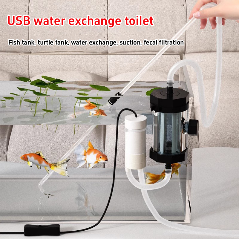 ปั๊มดูดอุจจาระในตู้ปลาไฟฟ้าแบบ - Aquarium Fish Waste Collector บทวิจารณ์และราคา