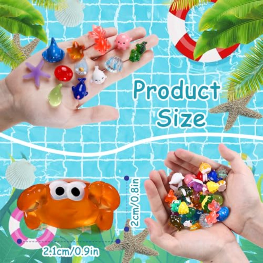 รูปปั้นสัตว์ทะเลขนาดเล็กทำจากเ - Aquarium Fish Japan บทวิจารณ์และราคา