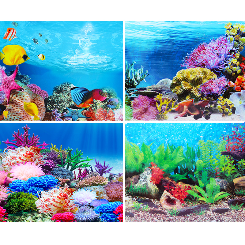 ถังปลาพื้นหลังสติกเกอร์ภาพวาด  - Aquarium Fish Wallpaper Hd บทวิจารณ์และราคา