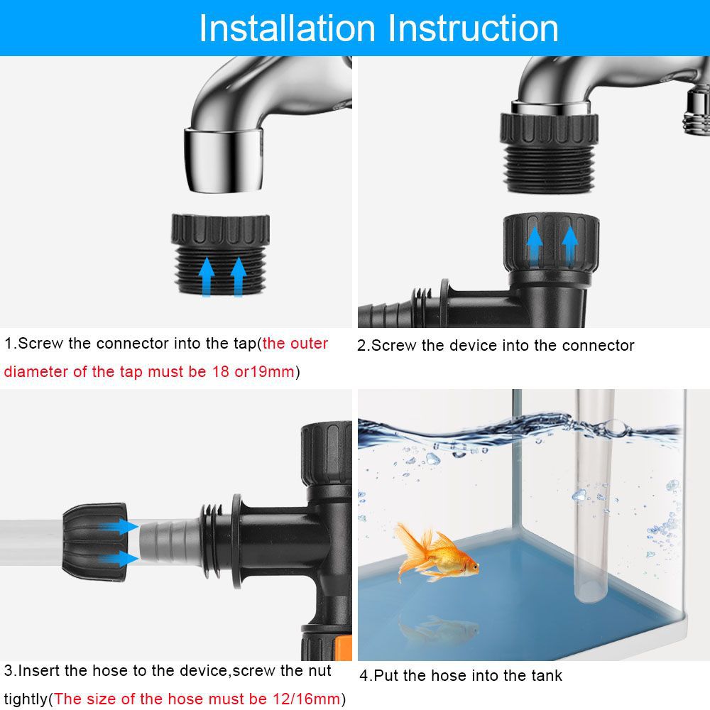 เครื่องมือทําความสะอาดตู้ปลาแบ - Aquarium Fish Waste Collector บทวิจารณ์และราคา