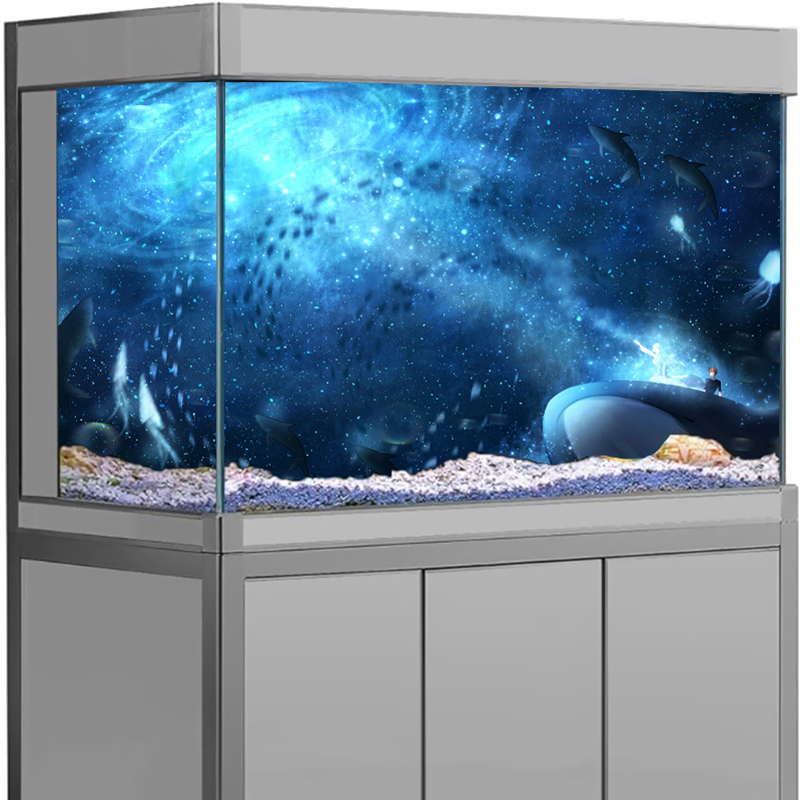 กาแล็กซี่ สตาร์รี่ สกาย พีวีซี - Aquarium Fish Wallpaper Hd บทวิจารณ์และราคา