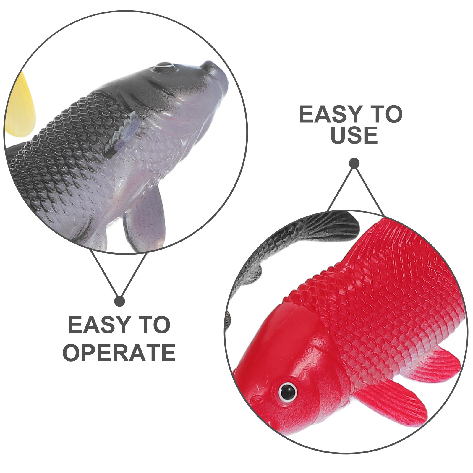 ของเล่นปลาประดิษฐ์ 3 ชิ้น รูปป - Aquarium Goldfish บทวิจารณ์และราคา