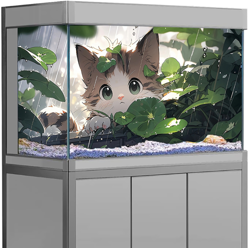 สติกเกอร์ติดพื้นหลังตู้ปลา 3 ม - Aquarium Fish Wallpaper Hd บทวิจารณ์และราคา