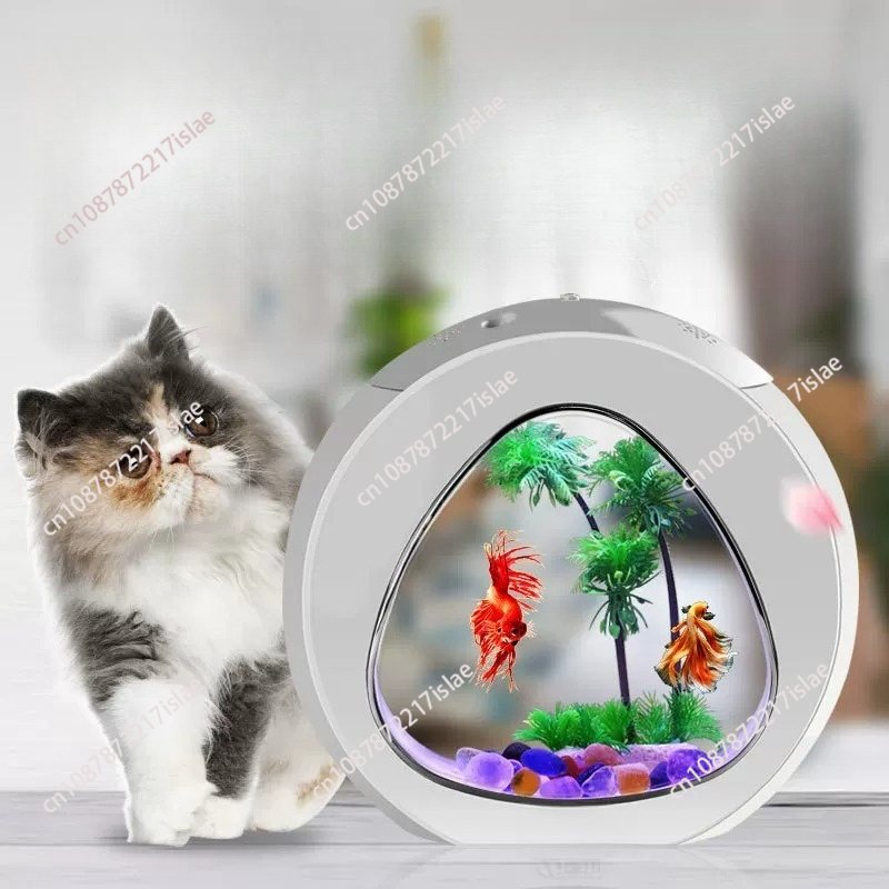 ตู้ปลาอะคริลิกตั้งโต๊ะขนาดเล็ก - Aquarium Goldfish บทวิจารณ์และราคา