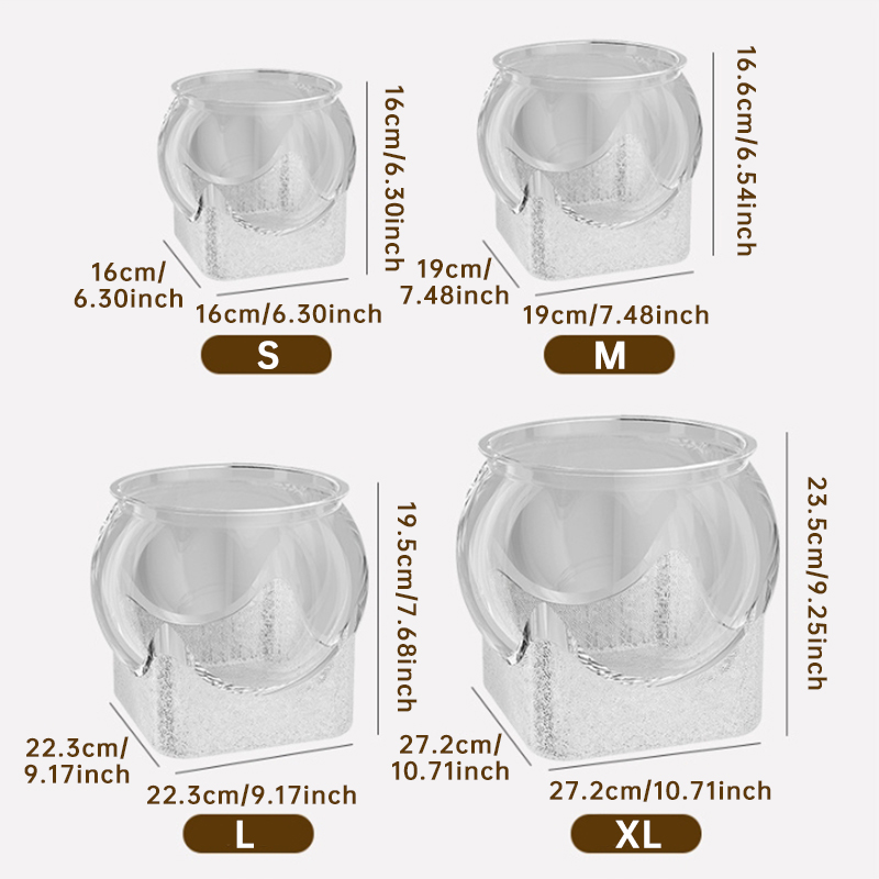 Fish TANK Aquarium โปร่งใสรอบป - Aquarium Goldfish บทวิจารณ์และราคา