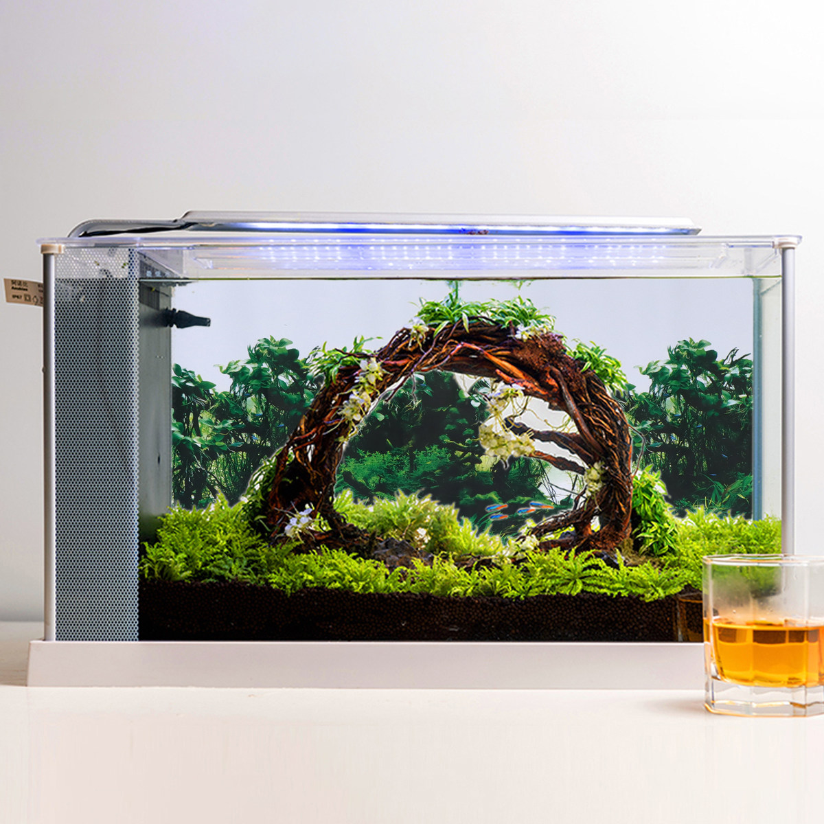 สติกเกอร์พื้นหลังตู้ปลา 62x30  - Aquarium Fish Wallpaper Hd บทวิจารณ์และราคา