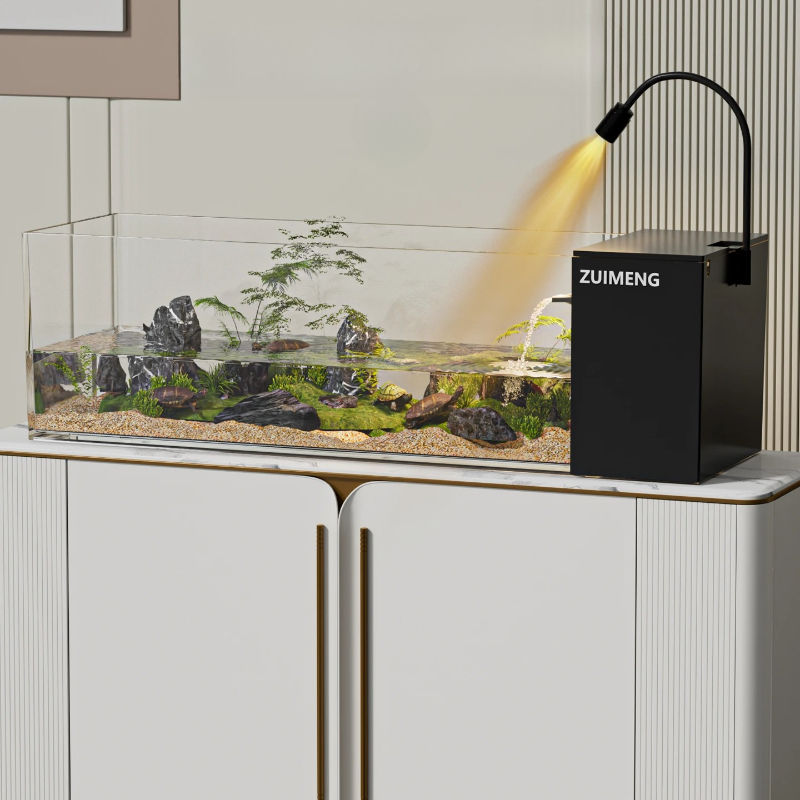 ‌ ตู้เลี้ยงเต่า - ระบบนิเวศผสม - Aquarium Goldfish บทวิจารณ์และราคา