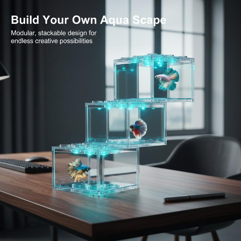 ตู้ปลาอะคริลิกขนาดเล็กแบบซ้อนไ - Aquarium Goldfish บทวิจารณ์และราคา