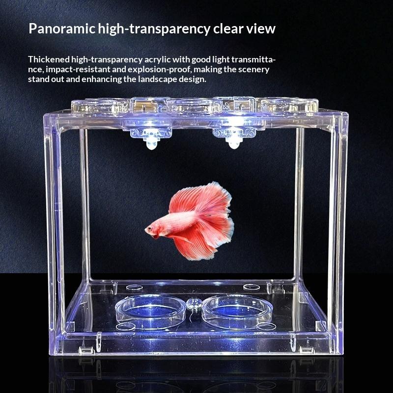 ตู้ปลาอะคริลิกขนาดเล็กแบบซ้อนไ - Aquarium Goldfish บทวิจารณ์และราคา