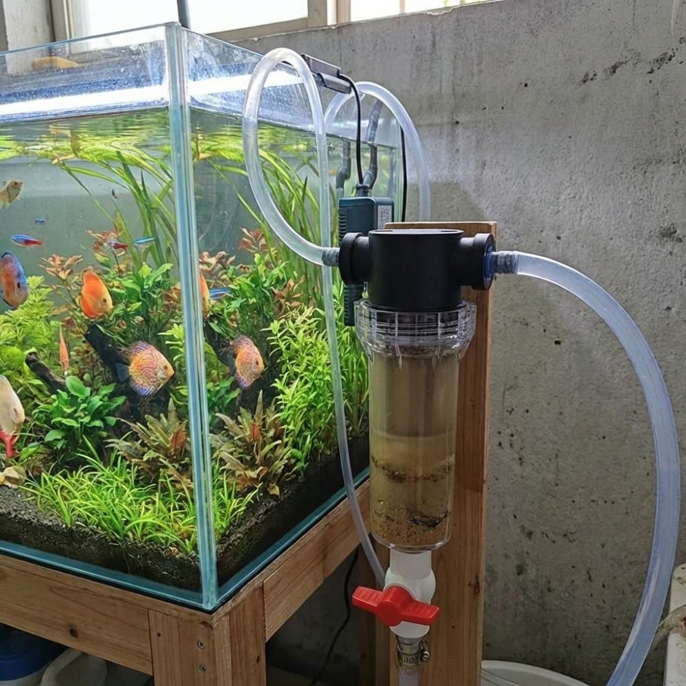 ตัวกรองแยกของเสียในตู้ปลาแบบเก - Aquarium Fish Waste Collector บทวิจารณ์และราคา