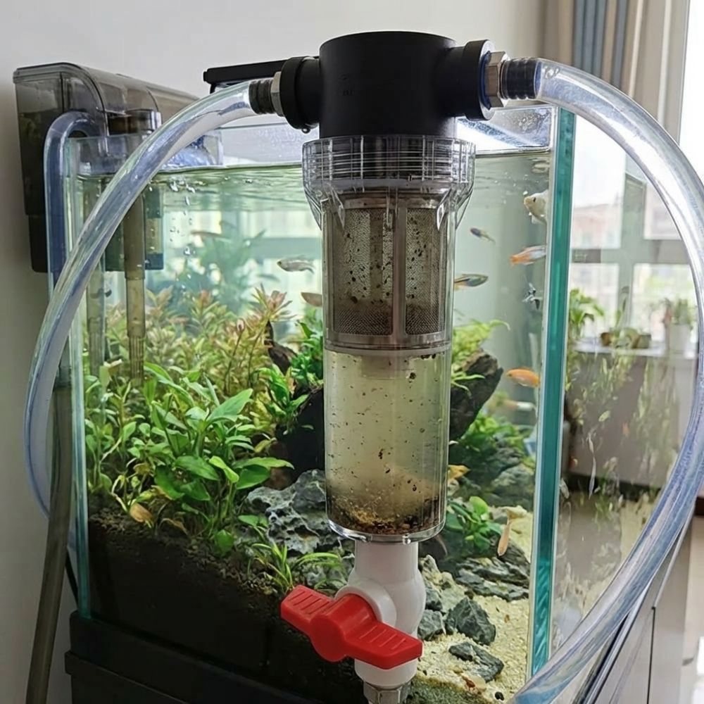ตัวกรองแยกของเสียในตู้ปลาแบบเก - Aquarium Fish Waste Collector บทวิจารณ์และราคา