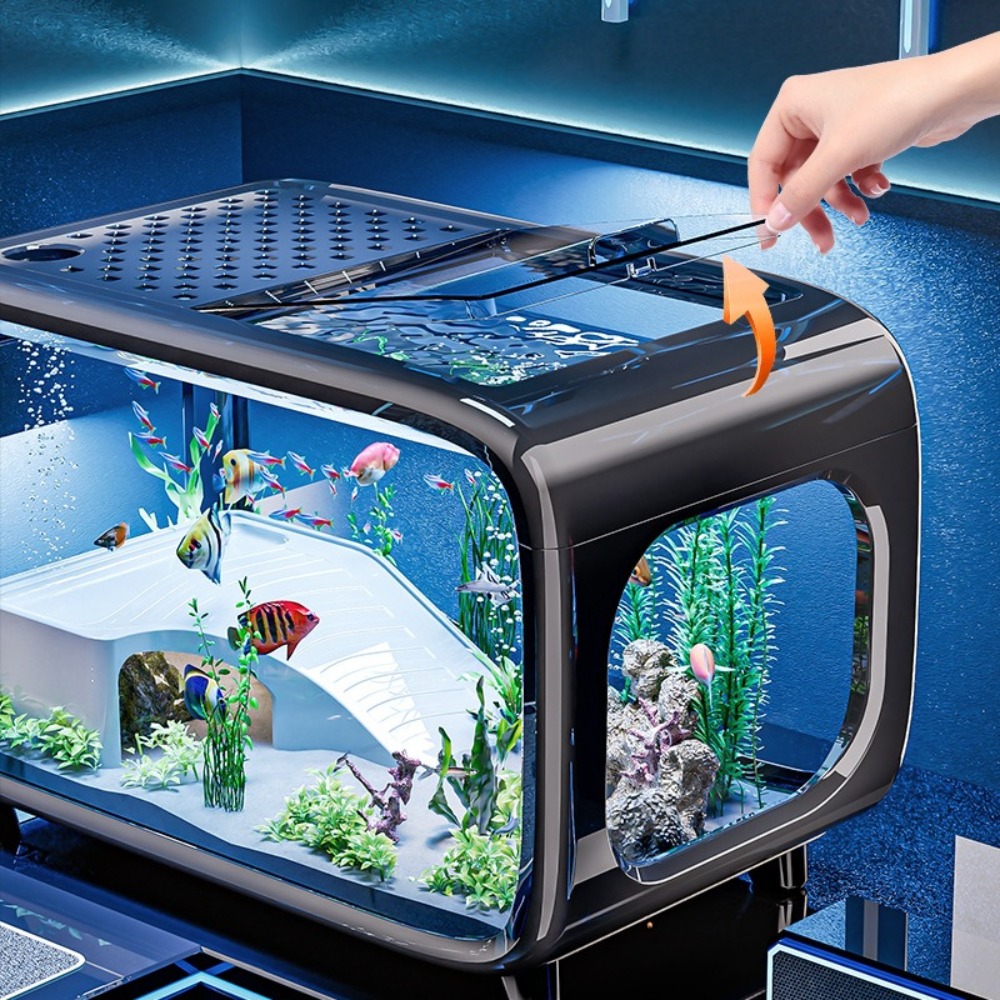 ตู้ปลาหรูหราใส ทนทาน ตกแต่งห้อ - Aquarium Goldfish บทวิจารณ์และราคา