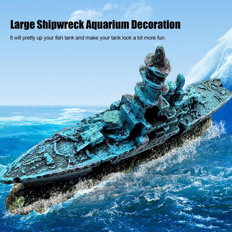 ถังปลา Shipwreck ตกแต่งถังปลาเ - Aquarium Fish For Sale บทวิจารณ์และราคา