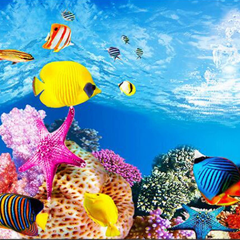 AS94-กระดาษพื้นหลังตู้ปลา ภาพ  - Aquarium Fish Wallpaper Hd บทวิจารณ์และราคา